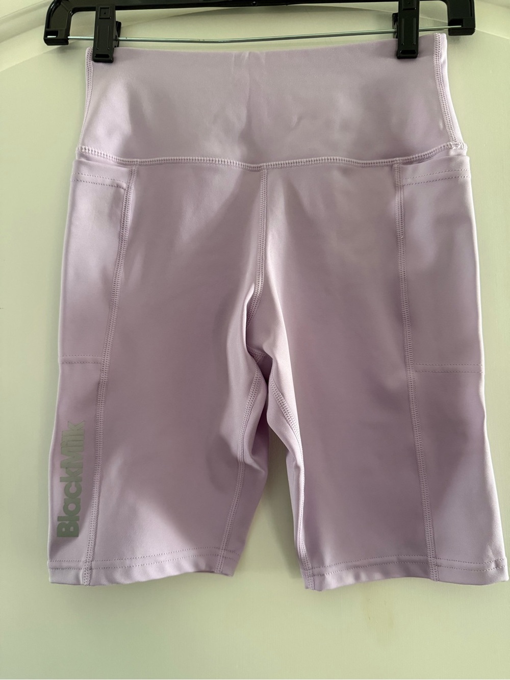 BlackMilk Lavender Bike Shorts with Side Logo